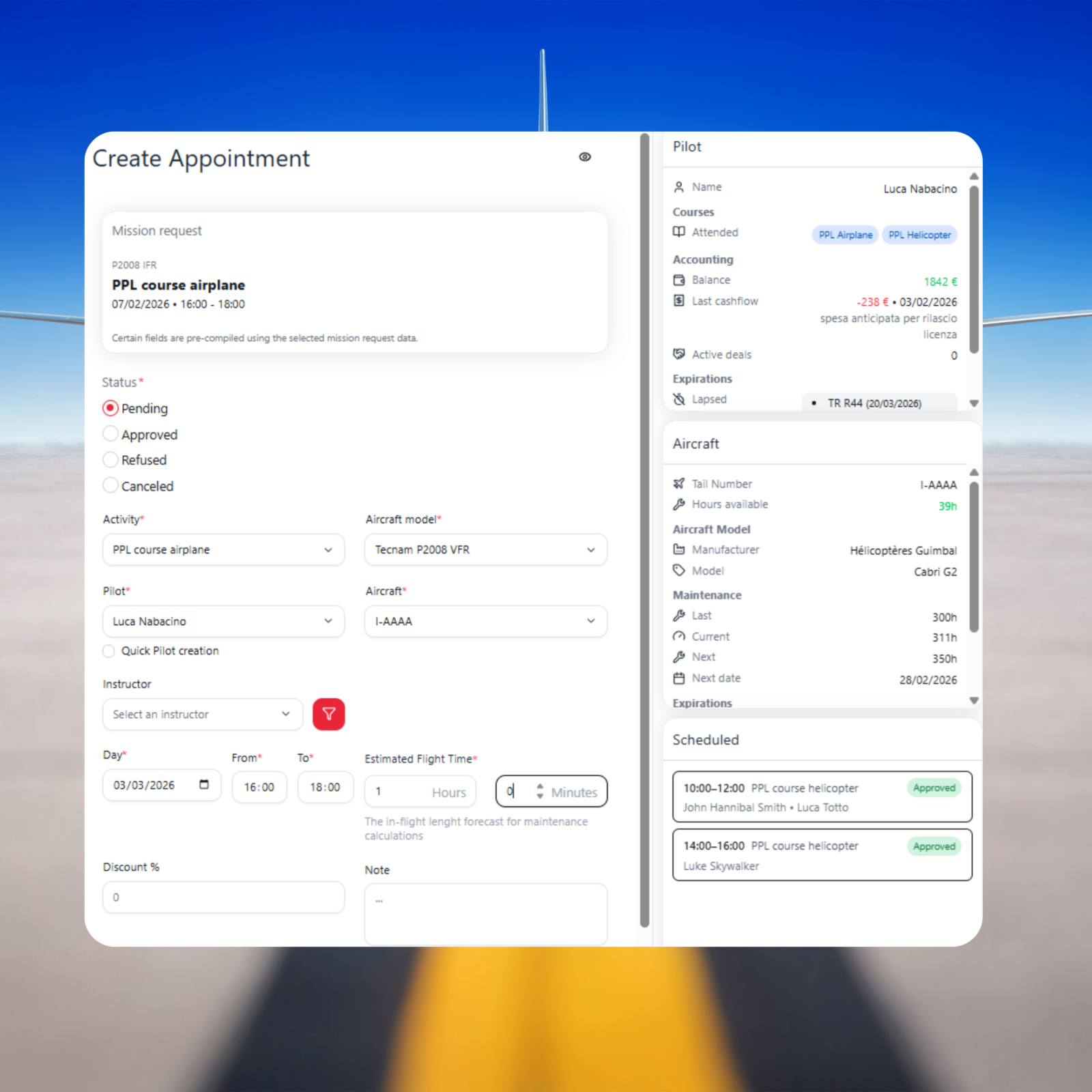 software 6 operazioni il check